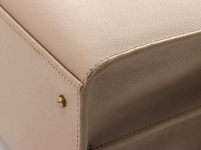 Saint Laurent Paris o1b1hav111024 Size: OS / Mini Handle Bag in Dark Beige Size ONE SIZE - 8 Thumbnail