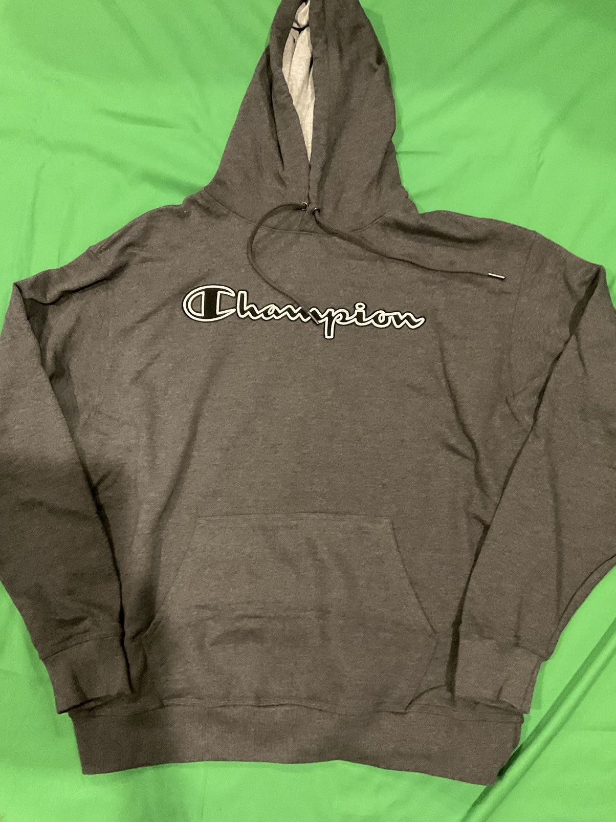 Champion × Vintage Vintage Gray Champion hoodie Size US XL / EU 56 / 4 - 1 Thumbnail