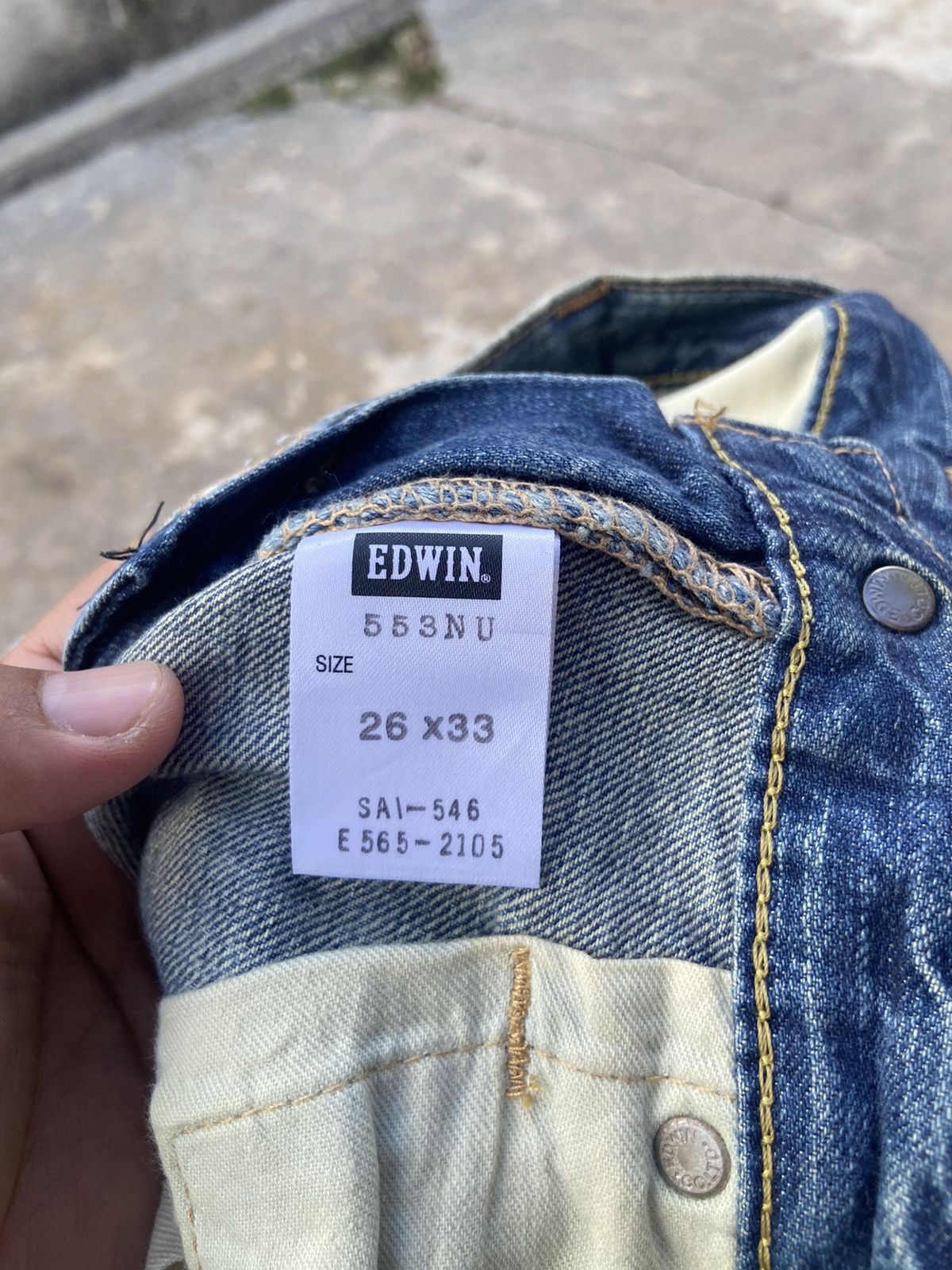 Edwin VINTAGE DISTRESSED EDWIN REWORK PANT Size US 30 / EU 46 - 8 Thumbnail