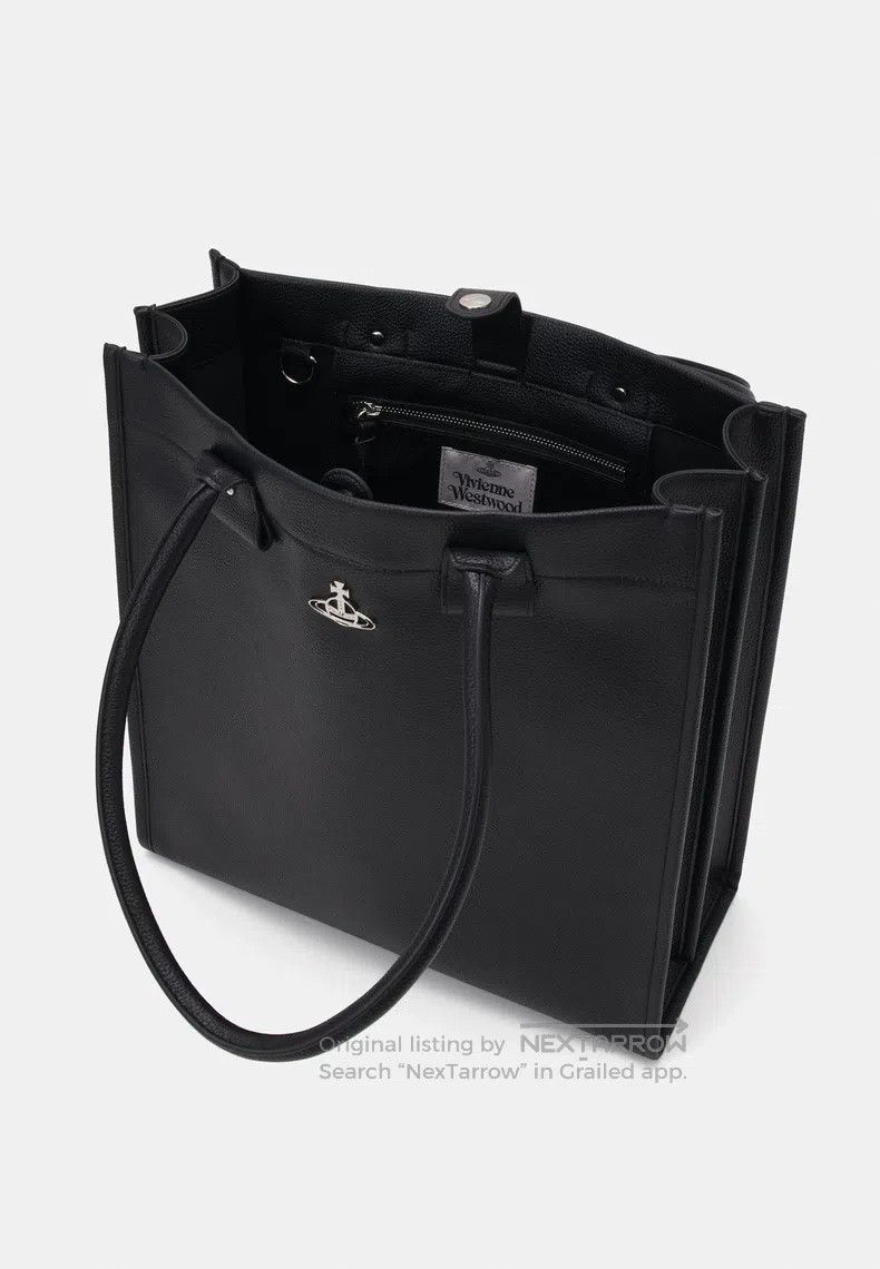 Vivienne Westwood Vivienne Westwood size os Saturn logo large tote bag Size ONE SIZE - 4 Thumbnail
