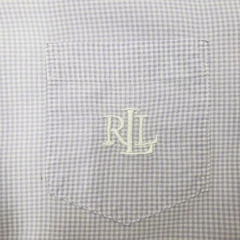 Lauren Ralph Lauren Lauren Ralph Lauren Shirt Embroidered RLL Check S/S XL Size US XL / EU 56 / 4 - 4 Thumbnail