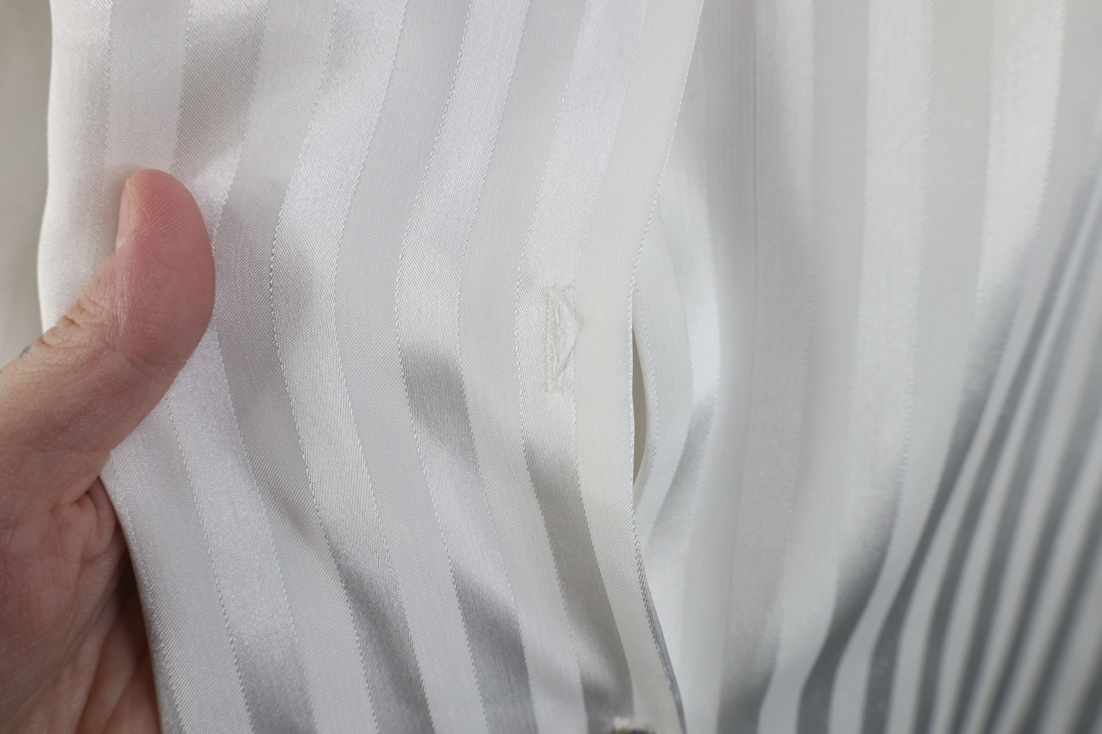 Vintage Vintage 90s Streetwear Striped Looped Collar Button Shirt Size XXL / US 16-18 / IT 52-54 - 4 Thumbnail