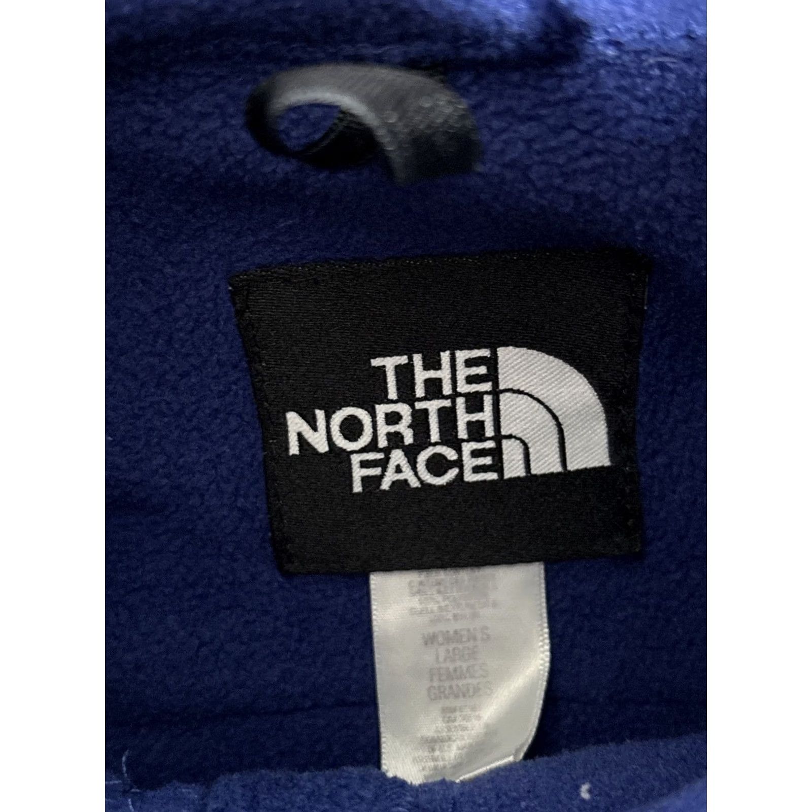 The North Face VINTAGE The North Face Denali Fleece Jacket Women Large Royal Blue Black Jacket / Coat Size L / US 10 / IT 46 - 4 Thumbnail