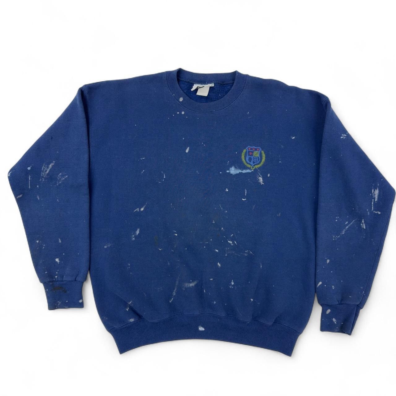 Lee Rare vintage Lee paint splattered crew neck Sweatshirt Size US XL / EU 56 / 4 - 1 Thumbnail