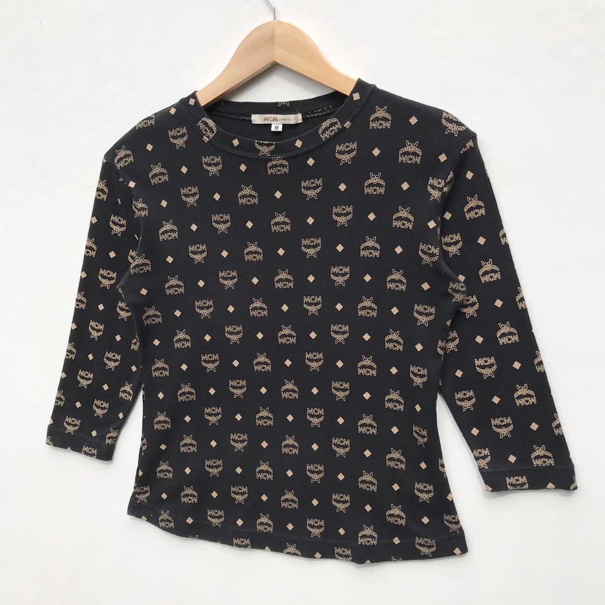 Vintage Vintage MCM Legere Monogram Long Sleeve MCM Legere Luxury Size S / US 4 / IT 40 - 3 Thumbnail