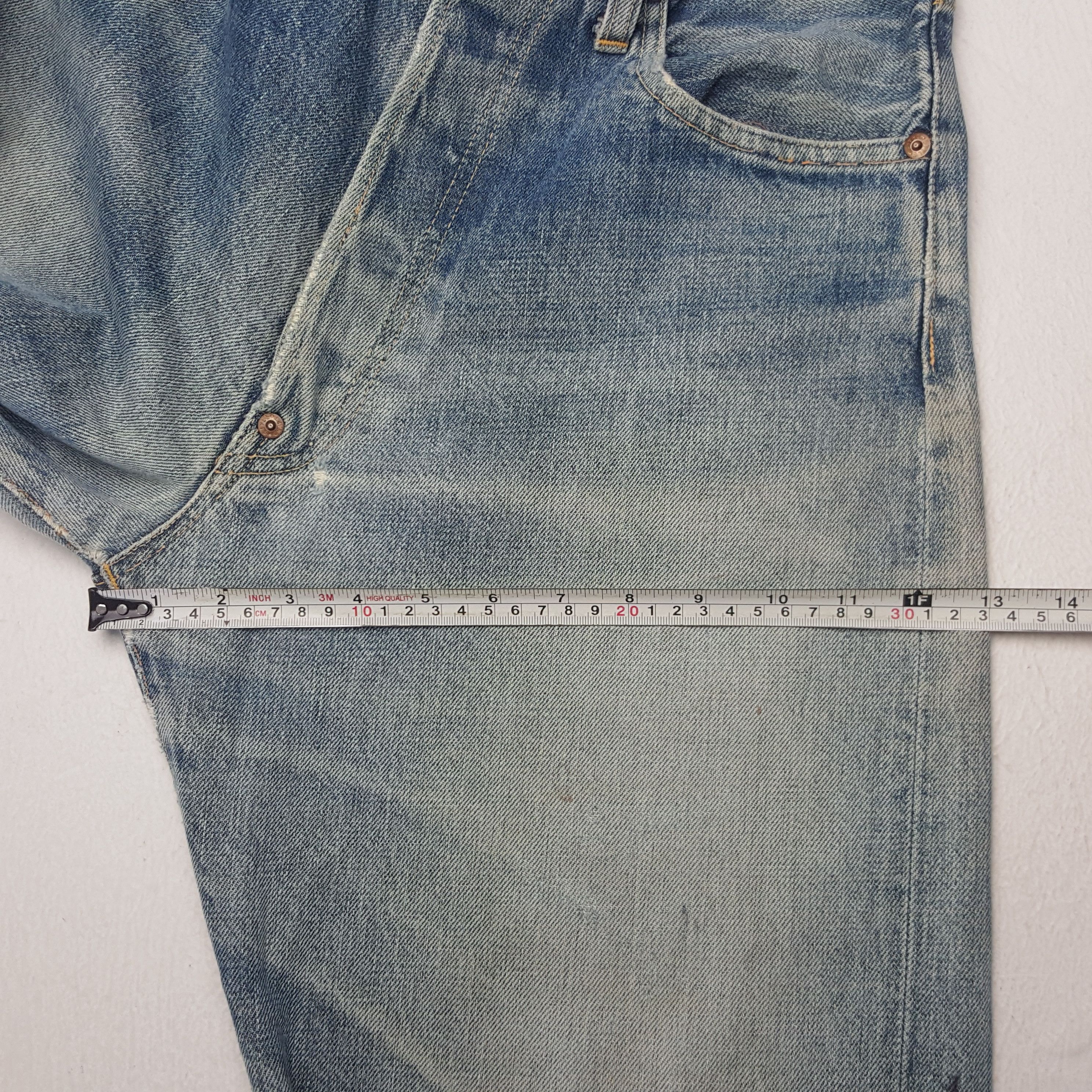 Evisu × Japanese Brand × Vintage Vintage Evisu Selvedge Japanese Daicock Custom Denim Jeans Size US 30 / EU 46 - 11 Thumbnail