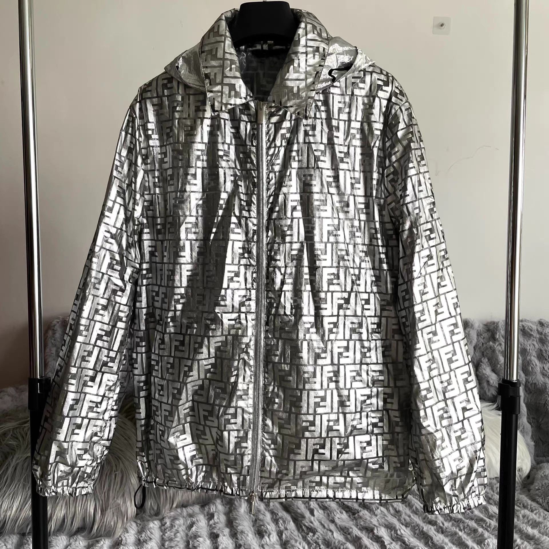 Fendi Fendi FF All Over Print Trench Coat Size 50 Size US M / EU 48-50 / 2 - 1 Thumbnail