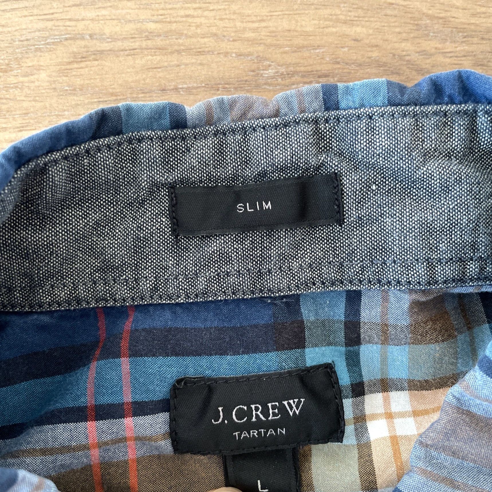 J.Crew J.Crew Shirt Men’s L Slim Cotton Long Sleeve Button-Down Plaid Preppy Multicolor Size US L / EU 52-54 / 3 - 3 Thumbnail