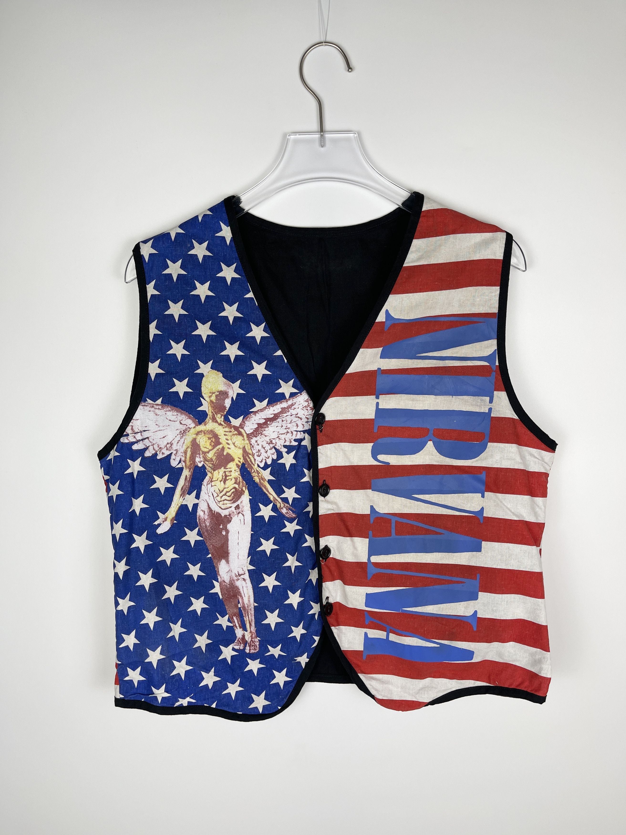 Band Tees × Nirvana × Vintage VINTAGE NIRVANA "In Utero" America Double-sided print vest Size US L / EU 52-54 / 3 - 1 Thumbnail