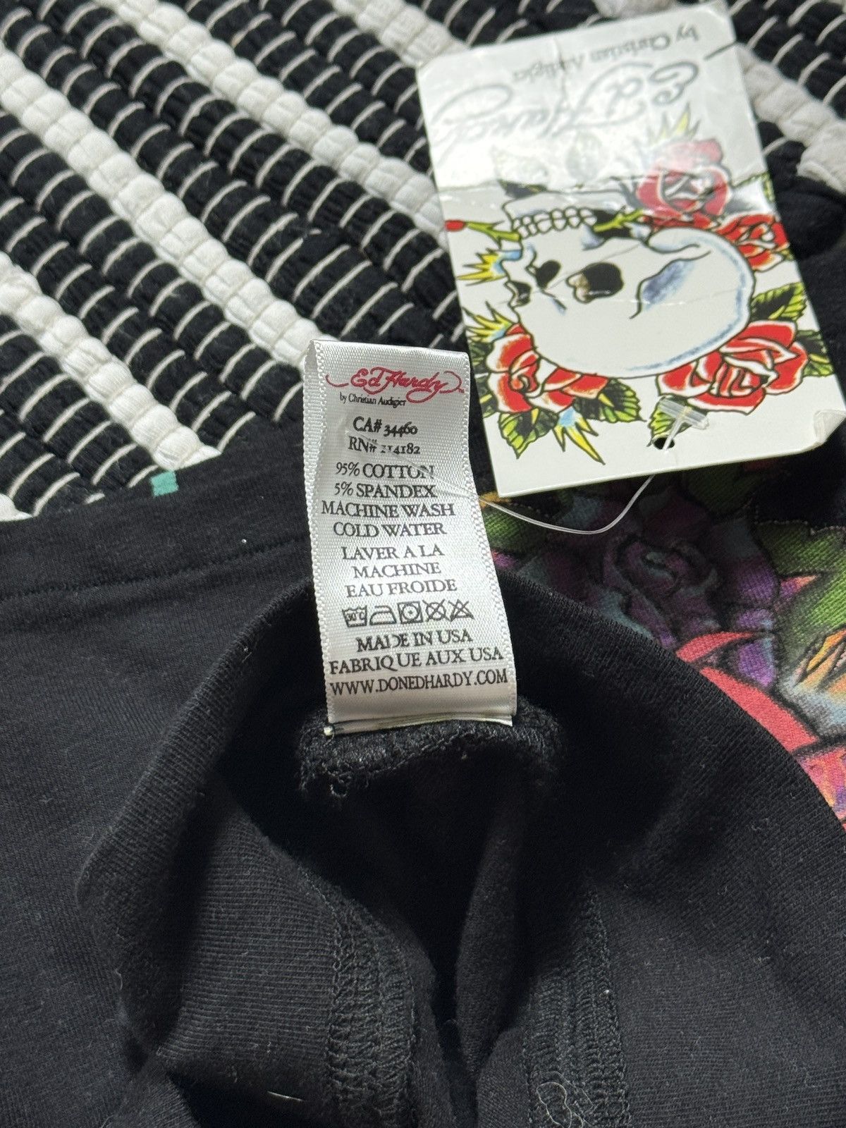 Ed Hardy VINTAGE ED HARDY 2000s MINI SKIRT Size 28" / US 6 / IT 42 - 8 Thumbnail
