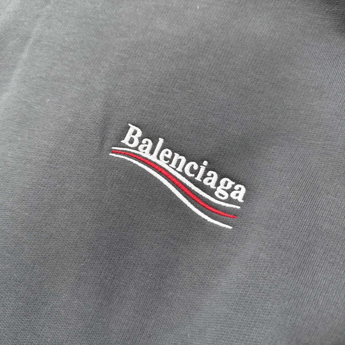 Balenciaga Grey Campaign Oversized Hoodie Size US XXL / EU 58 / 5 - 4 Thumbnail