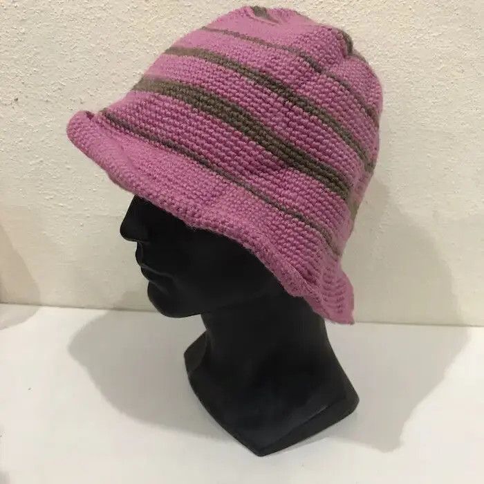 Japanese Brand Japanese Brand Knit Bucket Hat Size ONE SIZE - 3 Thumbnail