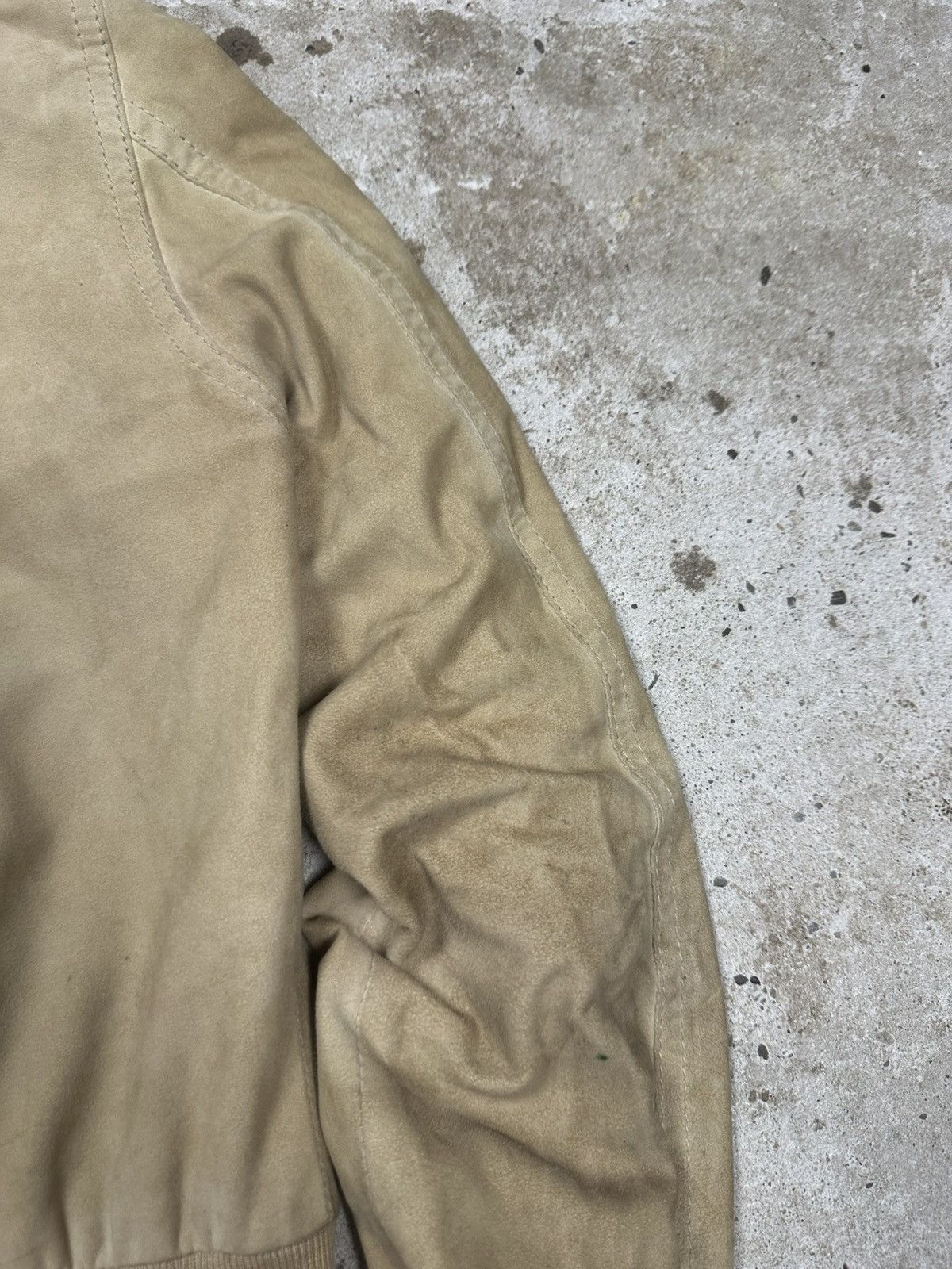 Dolce & Gabbana 2000s Dolce & Gabbana Suede Leather Bomber Jacket Hooded Size S / US 4 / IT 40 - 20 Thumbnail