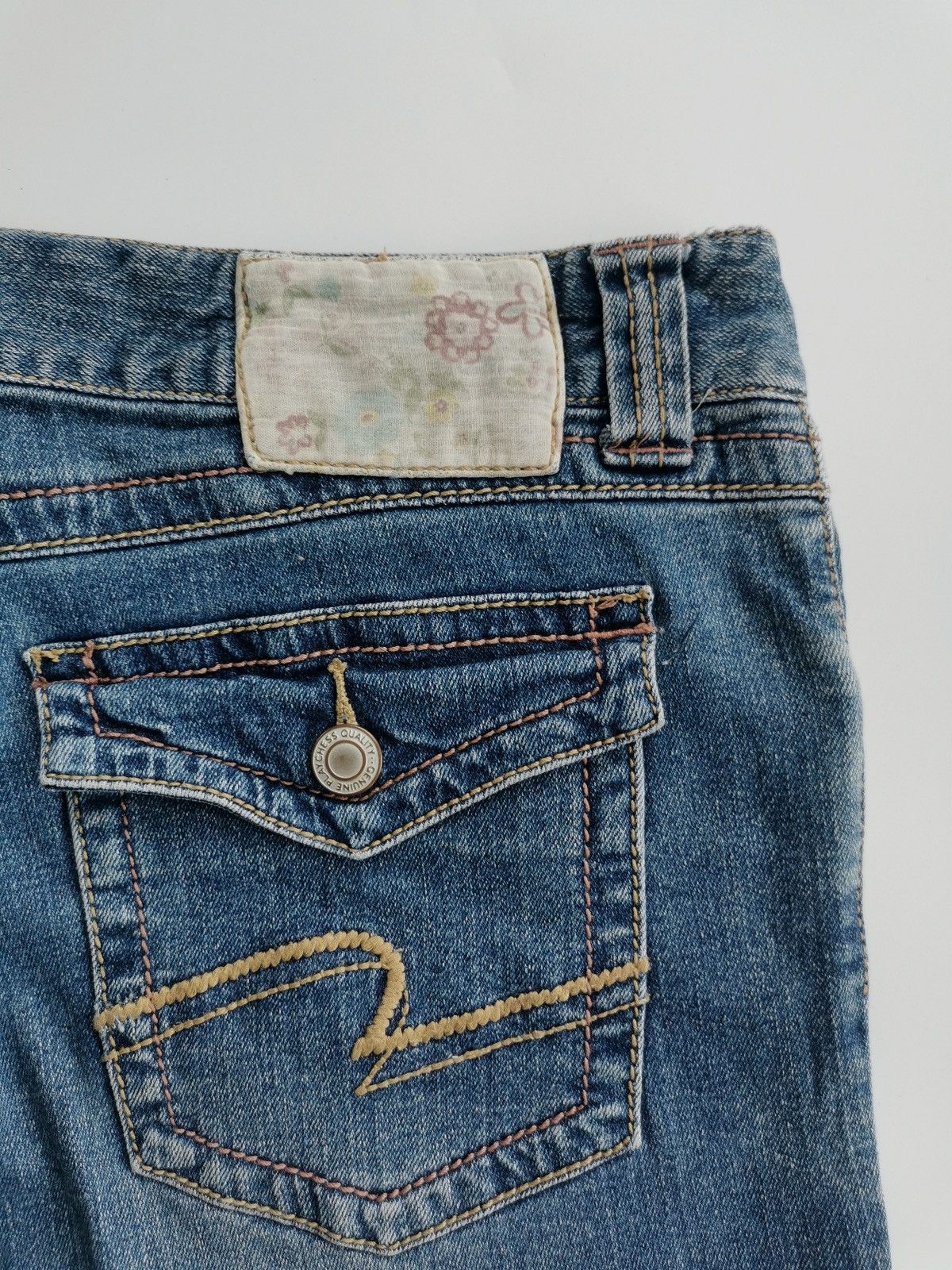 Japanese Brand Bootcut Playchess Japan Reworked Distressed Jeans Size US 33 - 7 Thumbnail