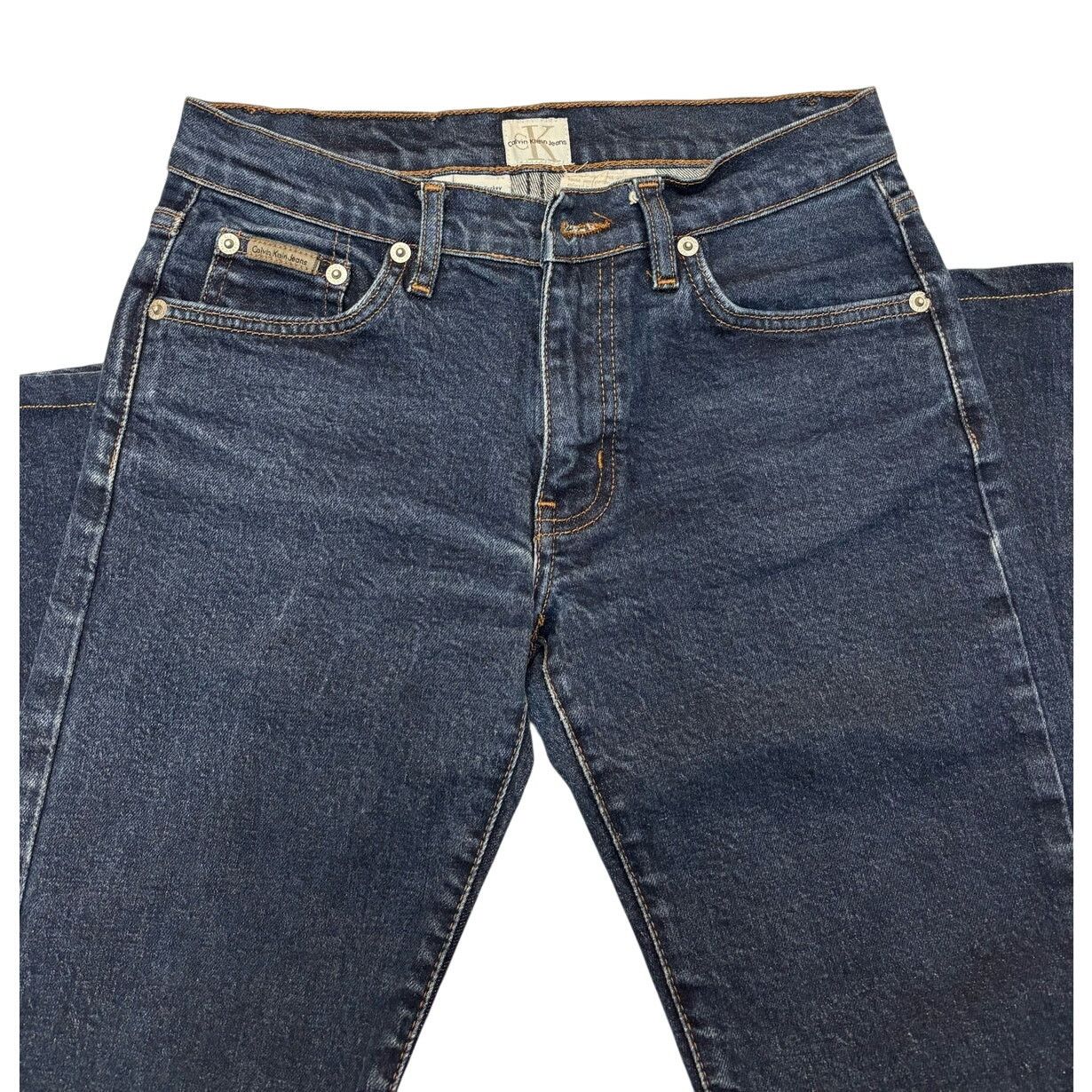 Calvin Klein 205W39NYC CALVIN KLEIN Dark Wash Bootcut Jeans | Size 1 | 26W x 28.5 L Size 26" / US 2 / IT 38 - 2 Thumbnail