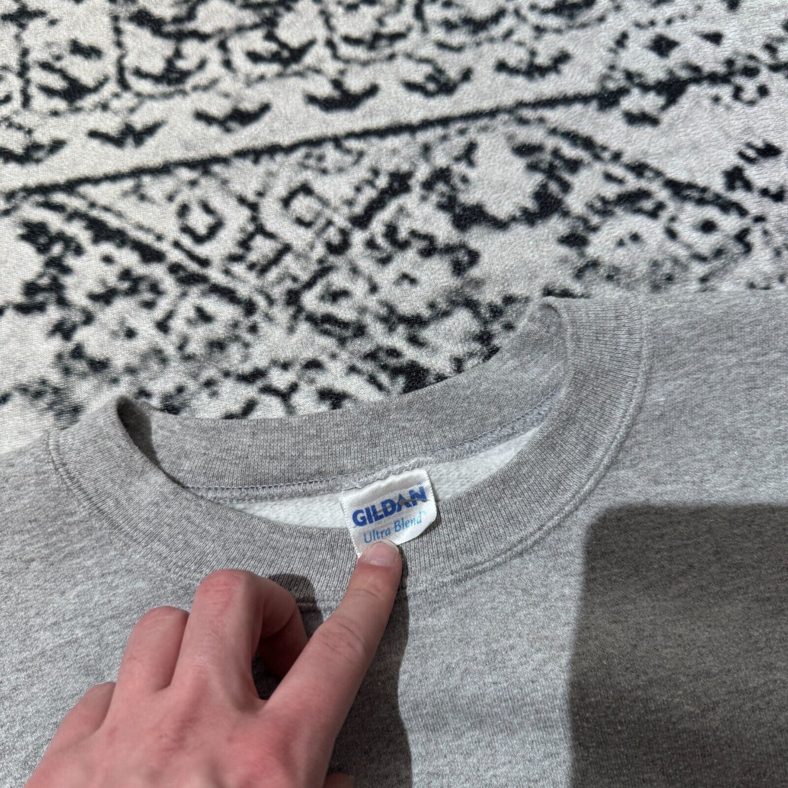 Vintage Vintage Gray Cotton Crewneck Size M Boyne Ramblers Y2K 90s Size US M / EU 48-50 / 2 - 14 Thumbnail