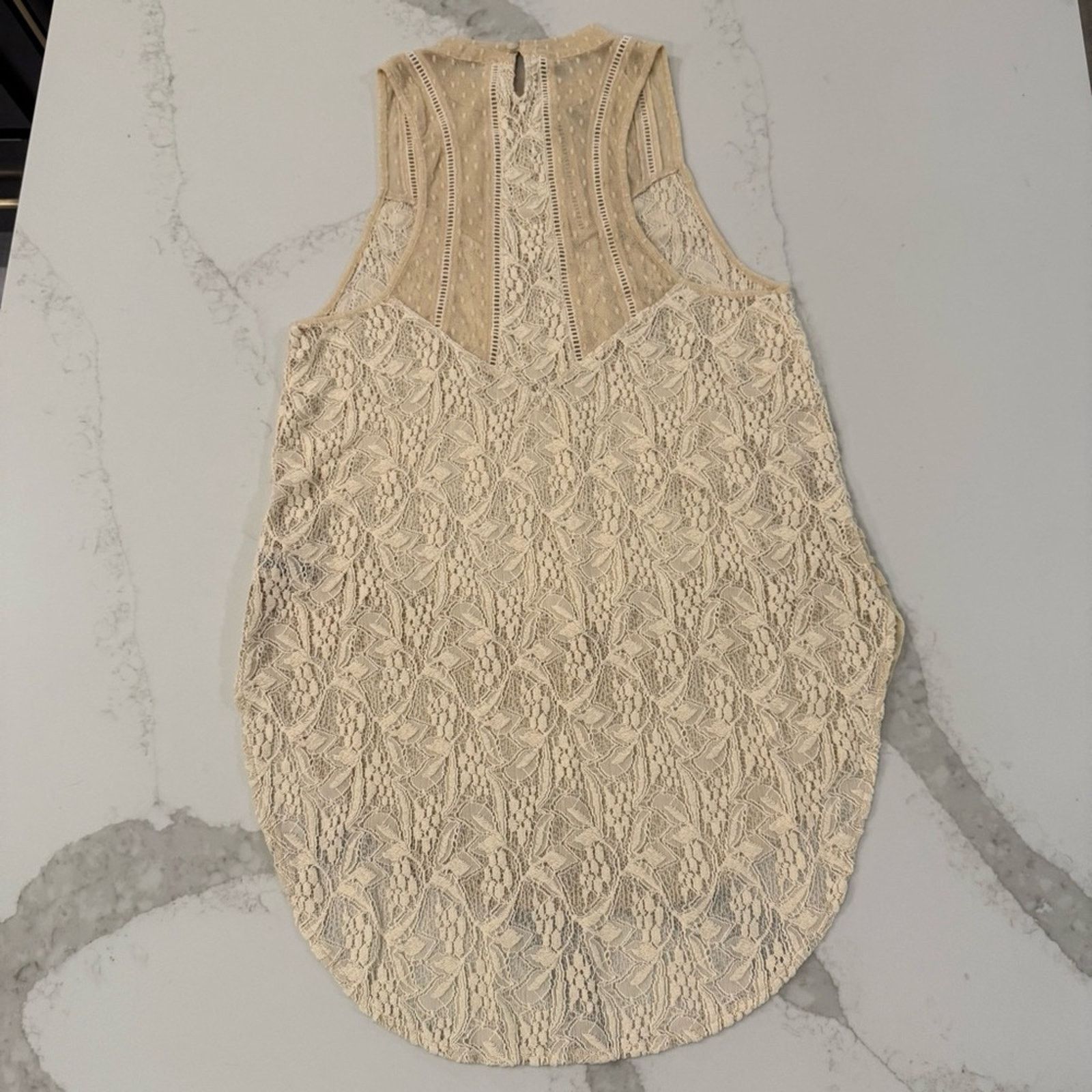 Free People Free People Modern Lace Mesh Maisie Tunic Sleeveless Top Size M / US 6-8 / IT 42-44 - 7 Thumbnail