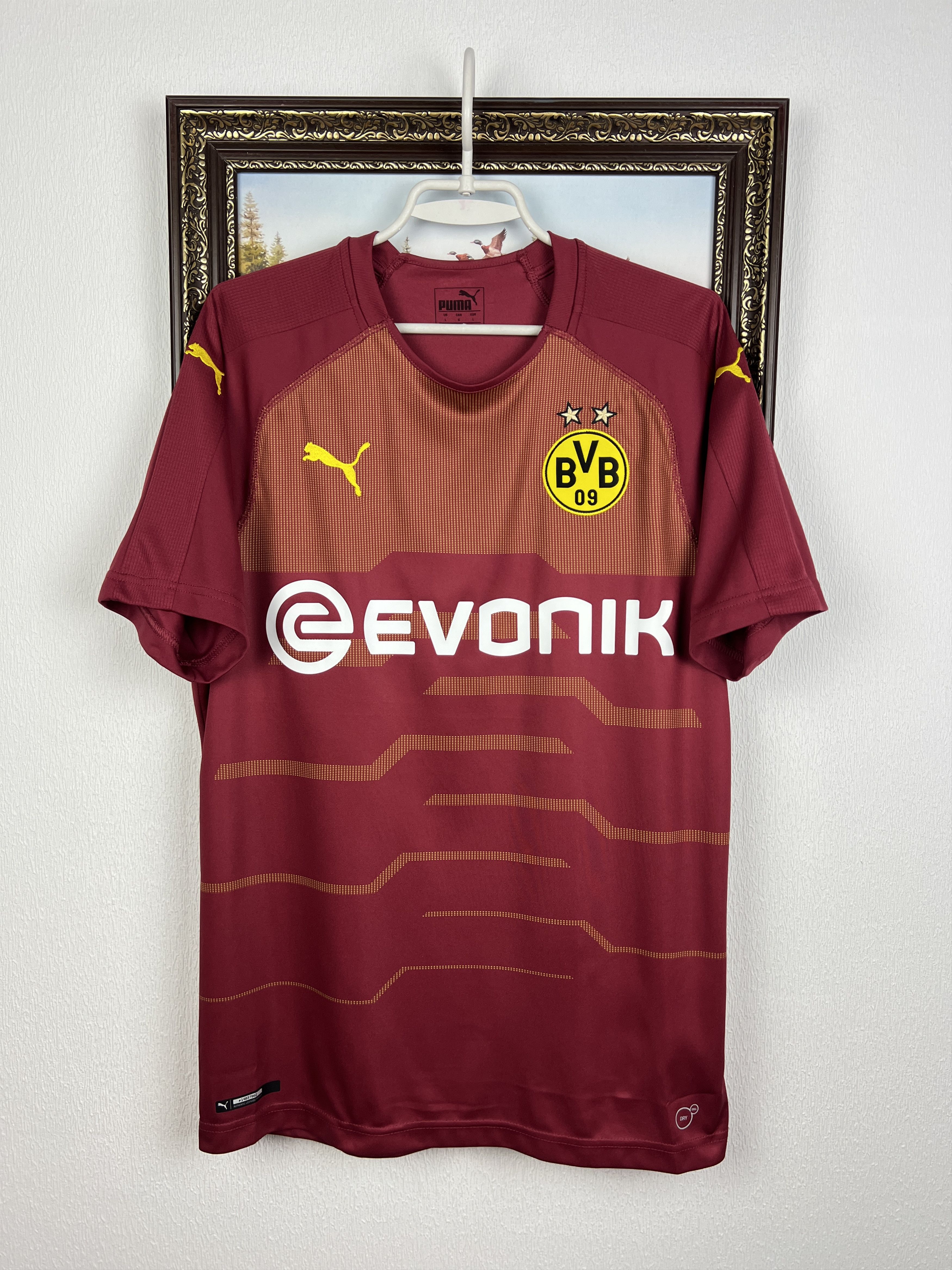 Puma Borussia Dortmund Third football shirt Soccer Jersey Trikot Size US L / EU 52-54 / 3 - 1 Thumbnail