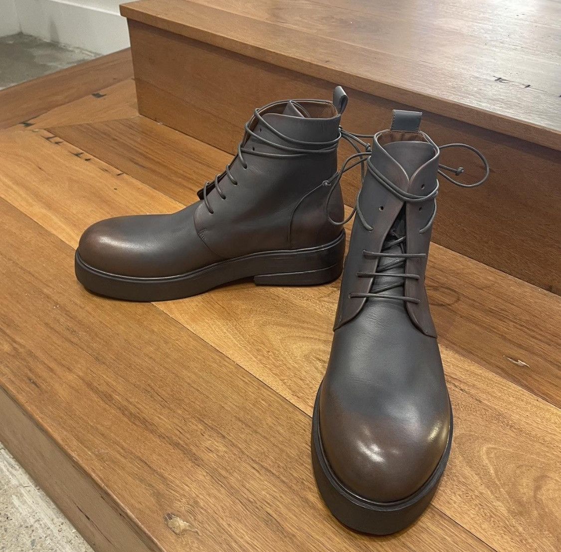 Marsell Zuccolona Lace Up Boots Size US 9.5 / EU 42-43 - 3 Thumbnail