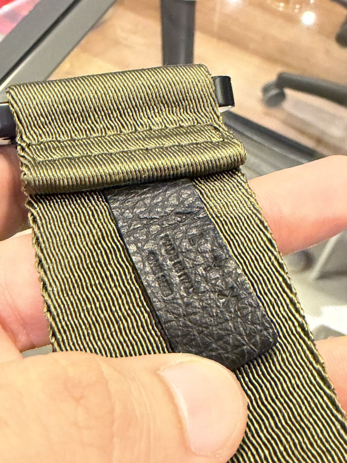 1017 ALYX 9SM 1017 ALYX 9SM Rollercoaster belt- Olive Size ONE SIZE - 4 Thumbnail