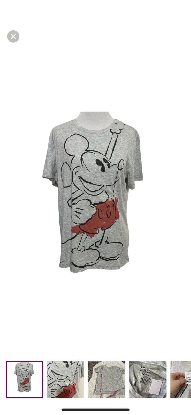 Disney Disney medium Mickey Mouse T shirt Size M / US 6-8 / IT 42-44 - 1 Thumbnail