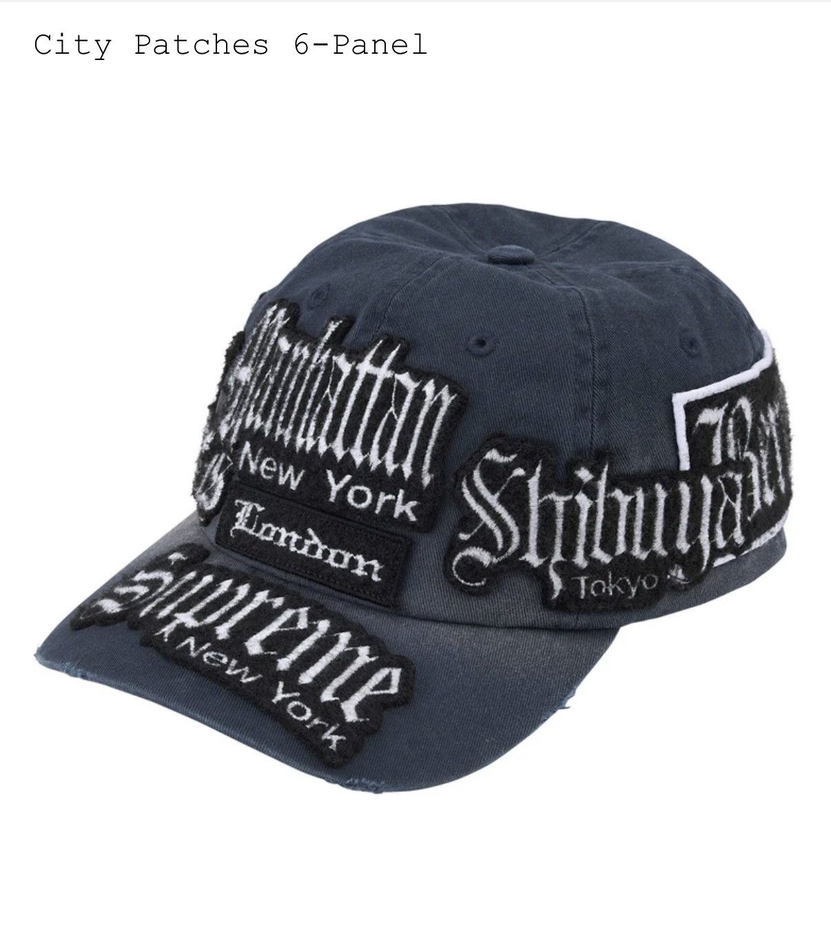 Supreme Supreme City Patches 6-Panel Size ONE SIZE - 1 Thumbnail