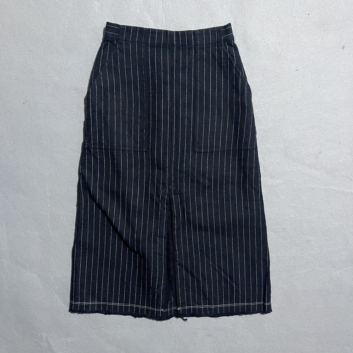 Alexander Wang Alexander Wang T Pinstripe Midi Skirt – Size 2 Size 26" / US 2 / IT 38 - 1 Thumbnail