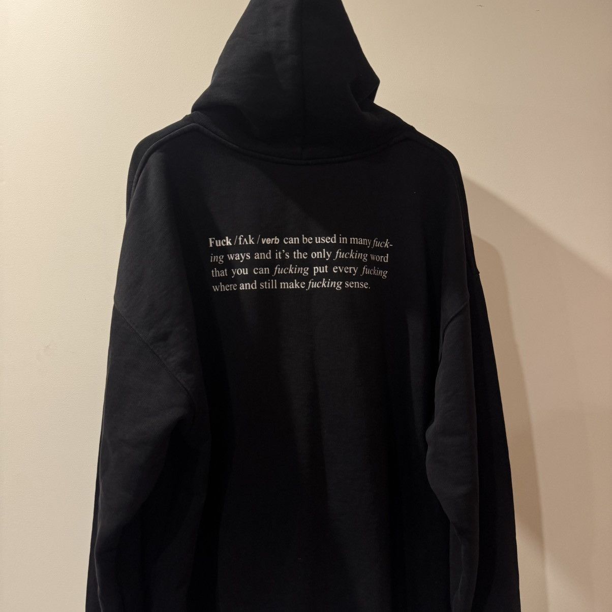 Vetements SS21 Vetements ‘F*CK’ Definition Hoodie. Size US S / EU 44-46 / 1 - 3 Thumbnail
