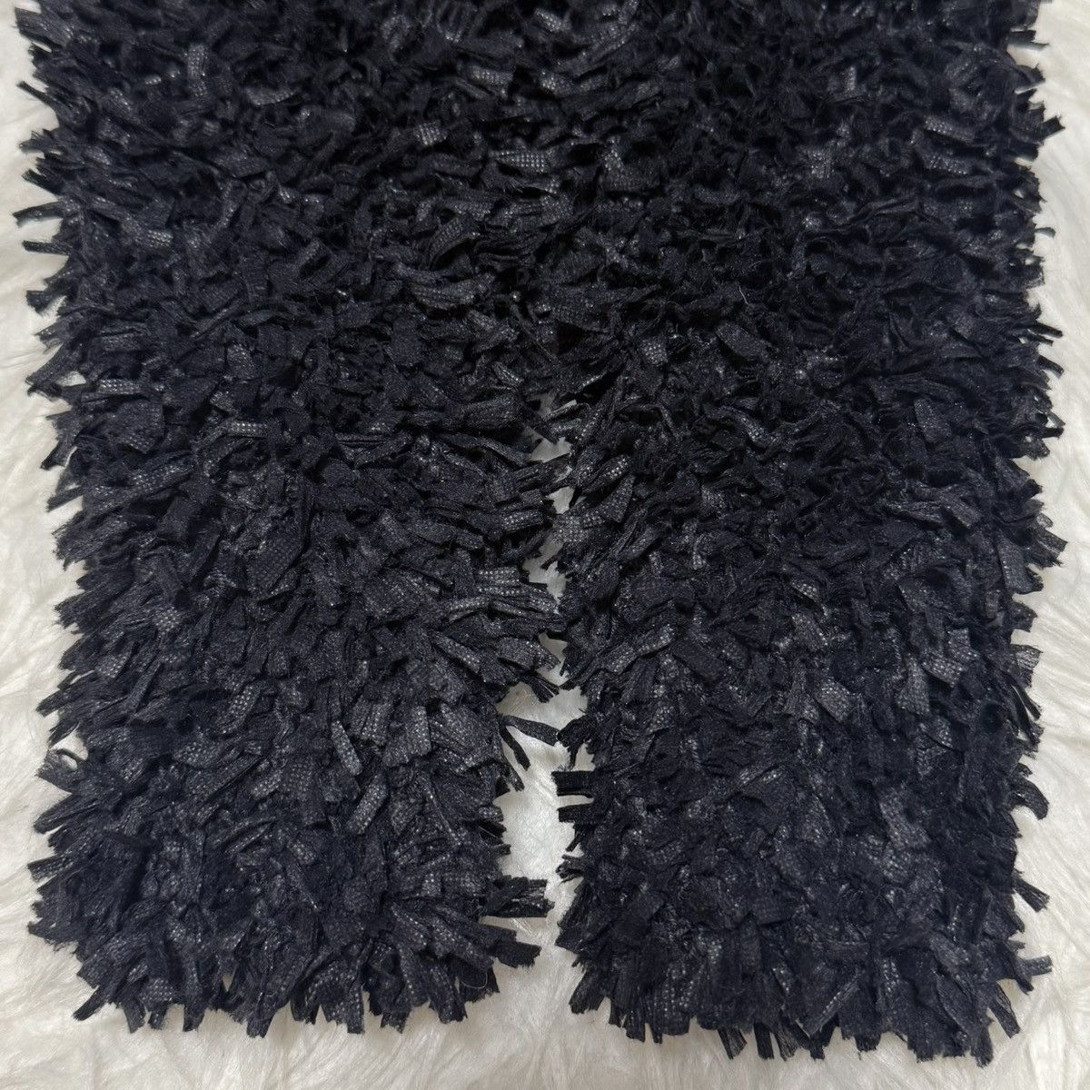 Max Mara Authentic Max Mara Shaggy Long Sleeve Knit Sweater S Black Size S / US 4 / IT 40 - 9 Thumbnail