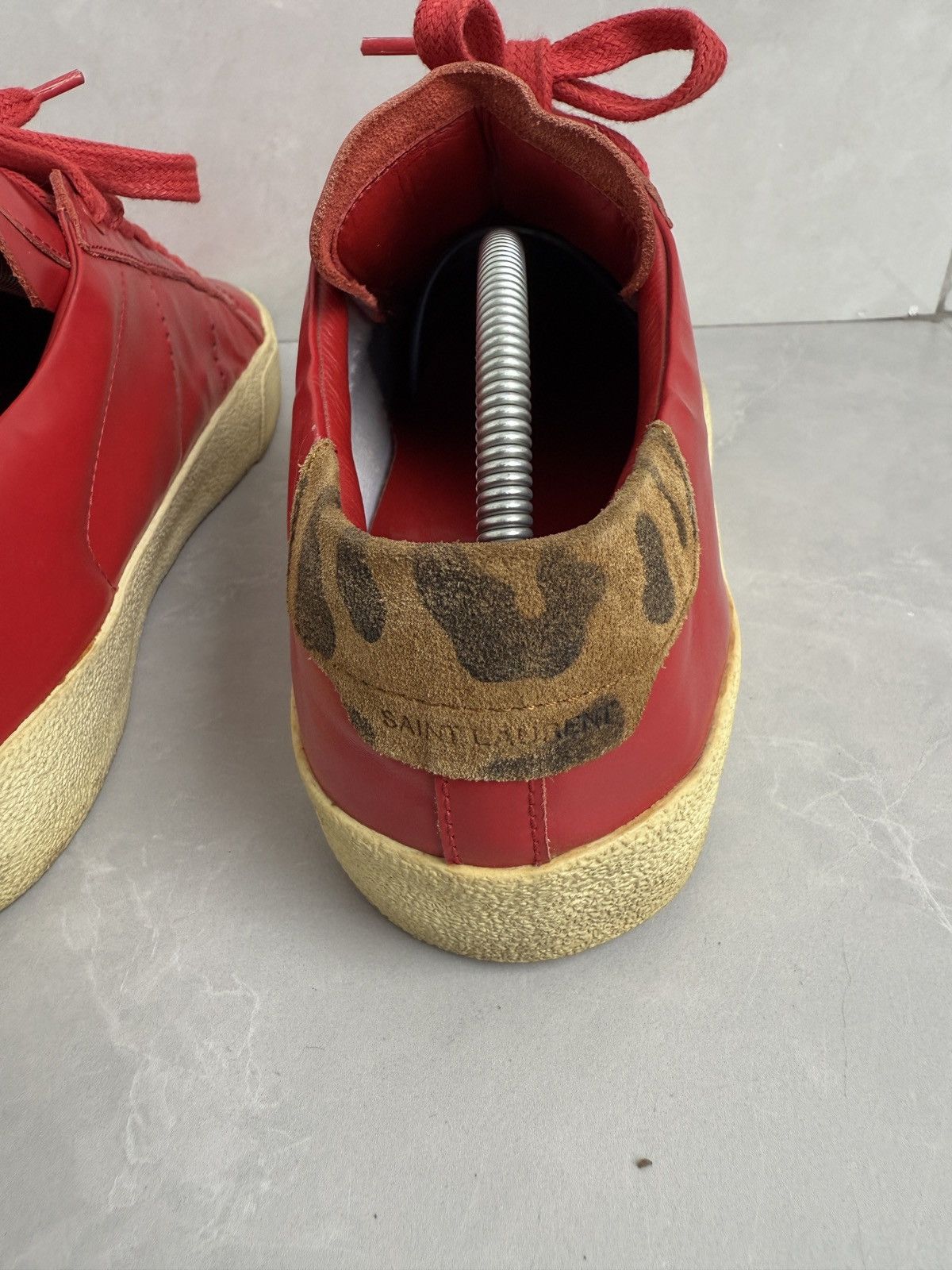 Saint Laurent Paris 🔥hedi slimane Court classic trainers Size US 8 / EU 41 - 15 Thumbnail