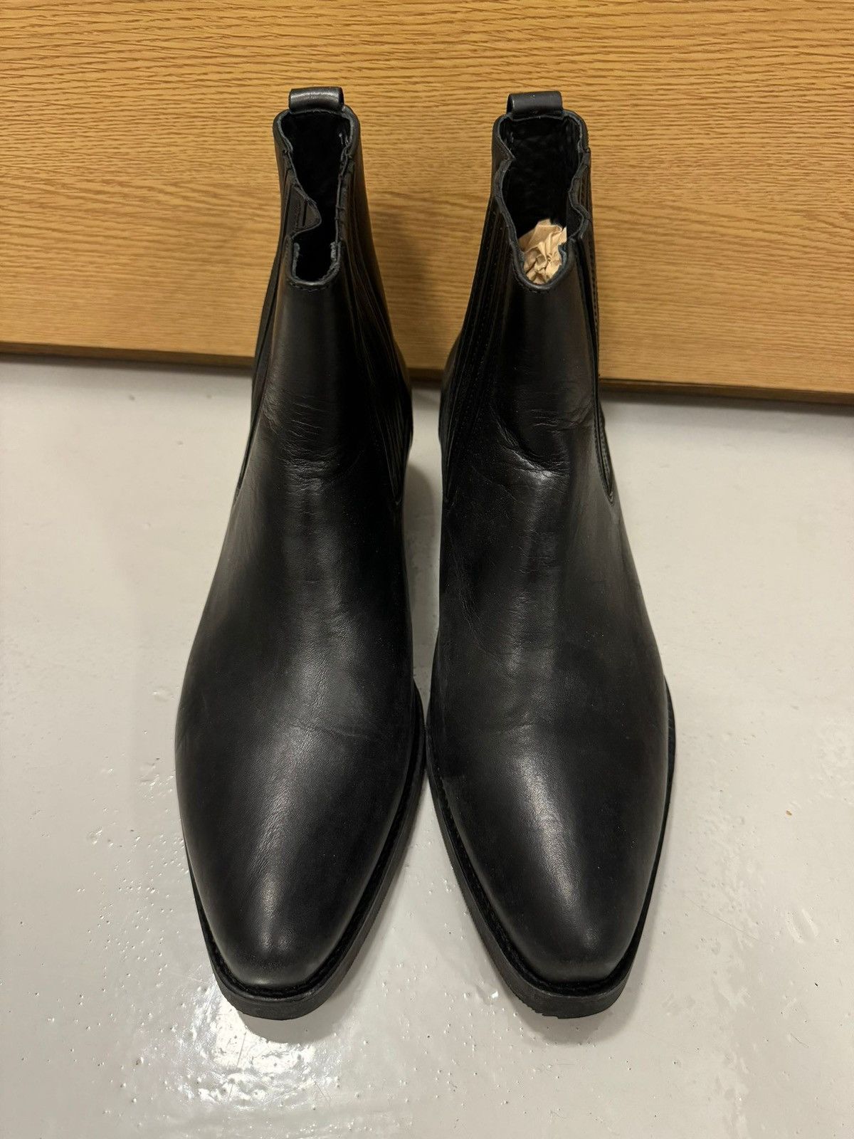 image of Our Legacy New Cuban Boots (Size 44) in Black, Men's (Size 11)