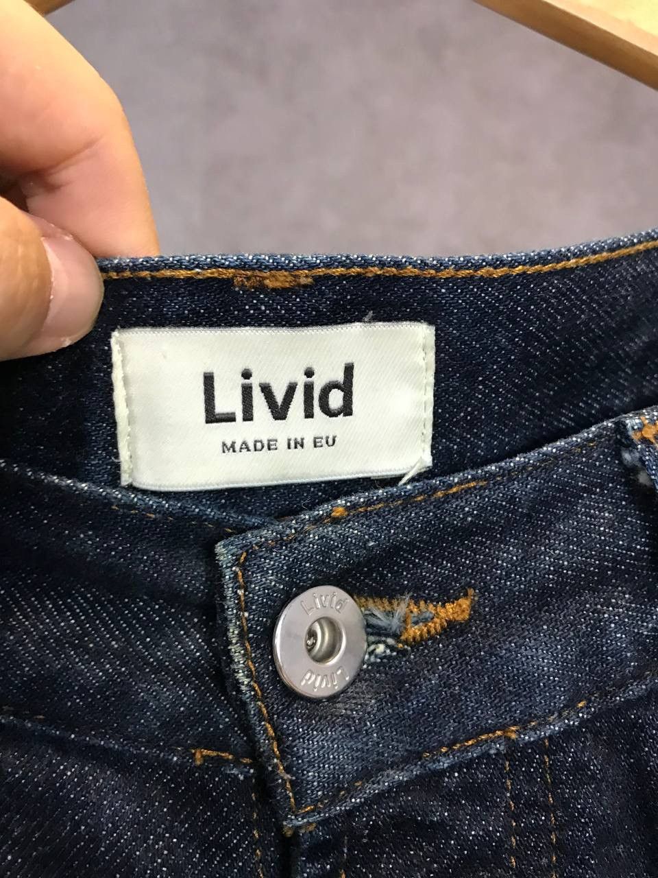 Self Edge Livid Japanese Selvedge denim jeans Size US 30 / EU 46 - 3 Thumbnail
