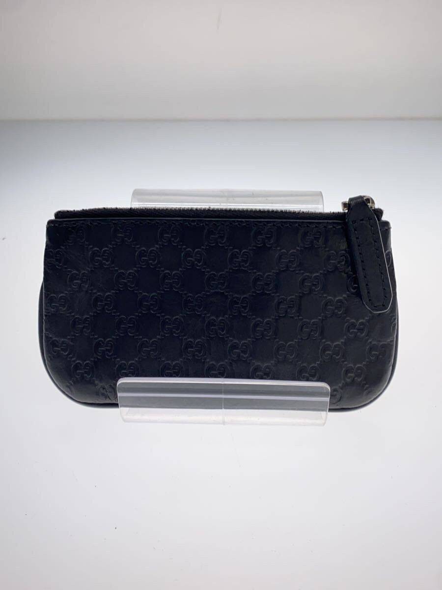 Gucci Gucci Micro Guccissima Leather Coin Case Black Size ONE SIZE - 2 Thumbnail
