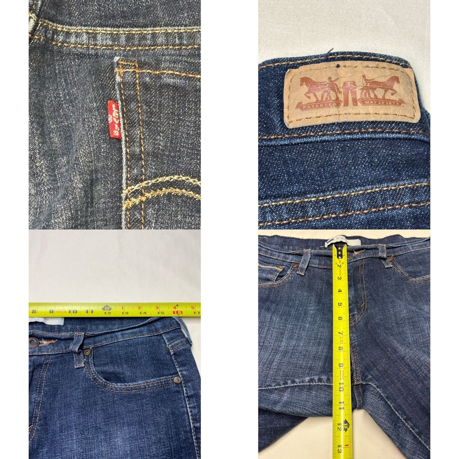 Levi's Levi's 515 Bootcut Jeans Women Dark Wash Denim Pants Size 32x29 Jeans Size 24" / US 00 / IT 34 - 8 Thumbnail