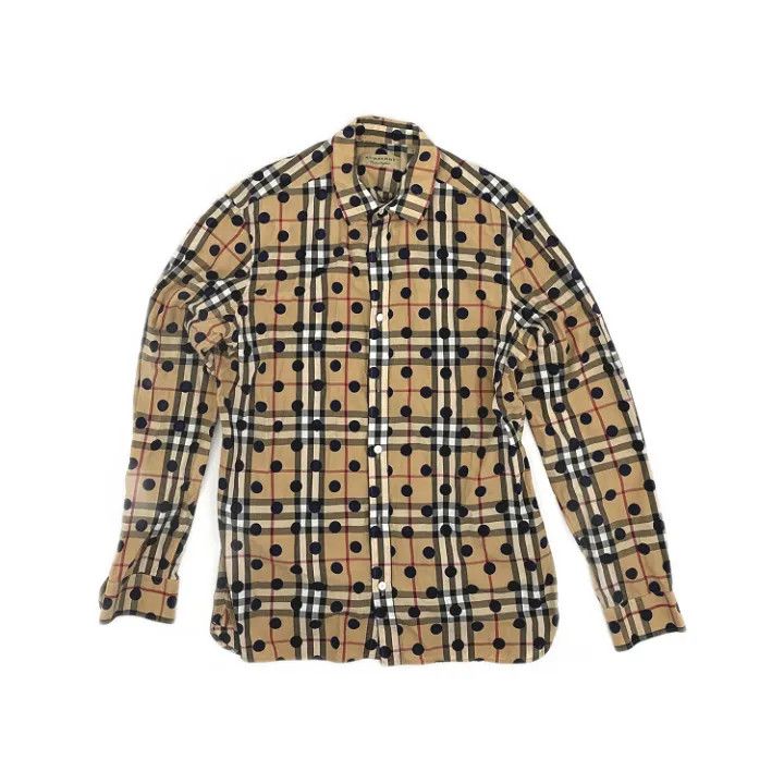 Burberry Casual Single Button Long Sleeve Shirt 0079