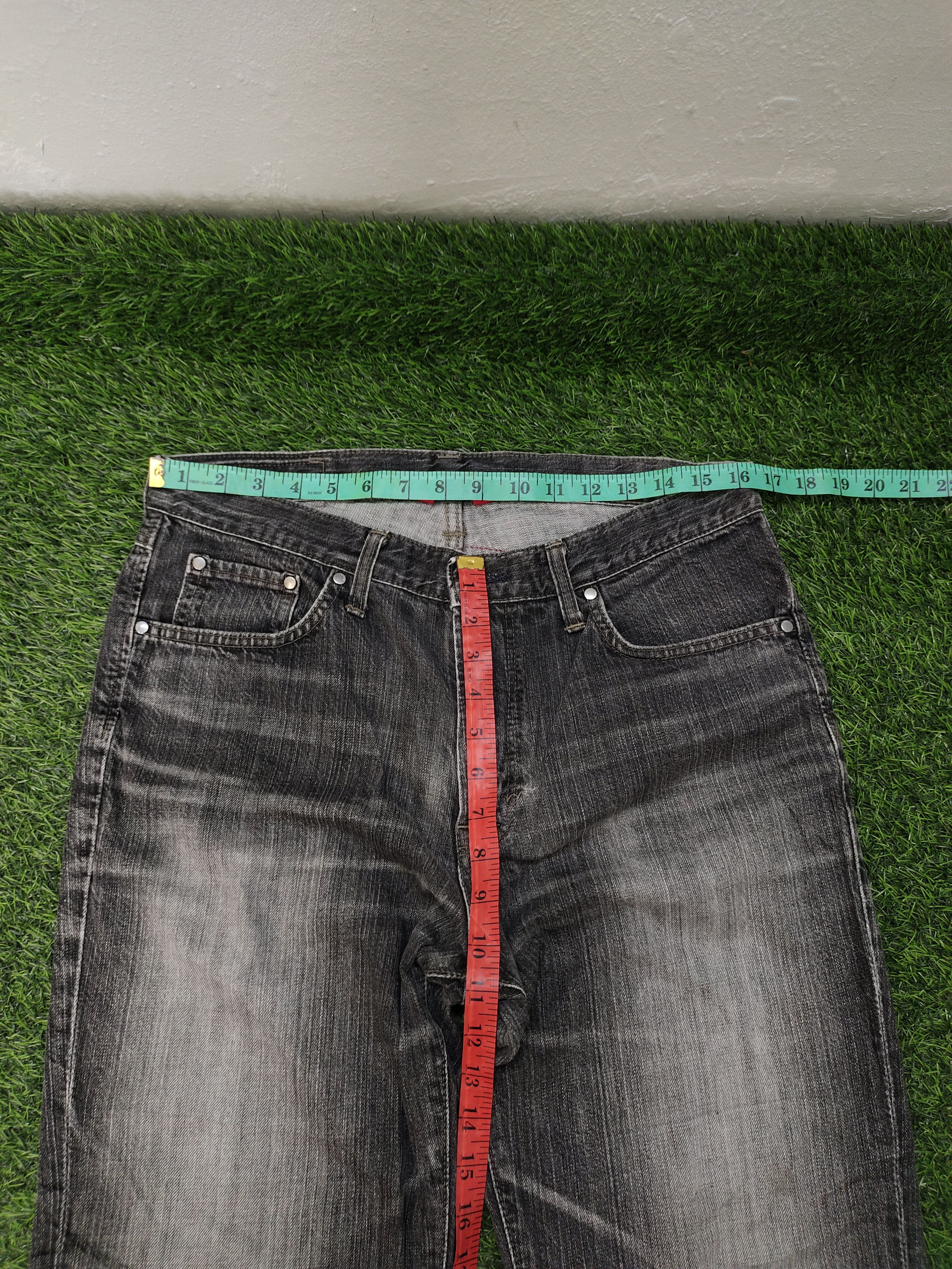 Hysteric Glamour Vintage Edwin Japan W-Swell Stitched Clawmark Faded Jeans Size US 33 - 15 Thumbnail
