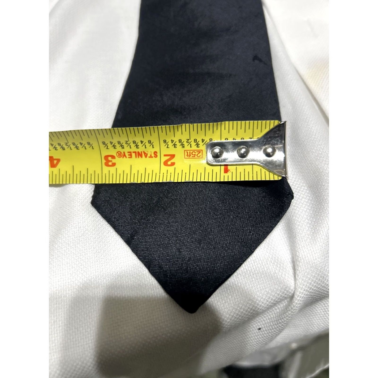 Vintage Rare Grodins Black Silk Tie Preppy Oxford 3 1/4" X56 Mens VTG-1940s-50s Size ONE SIZE - 6 Thumbnail