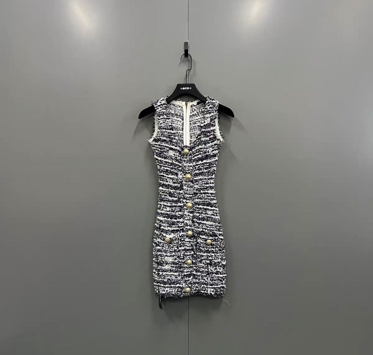 Balmain Balmain Mixed Woven Dress J41 Size M / US 6-8 / IT 42-44 - 1 Thumbnail