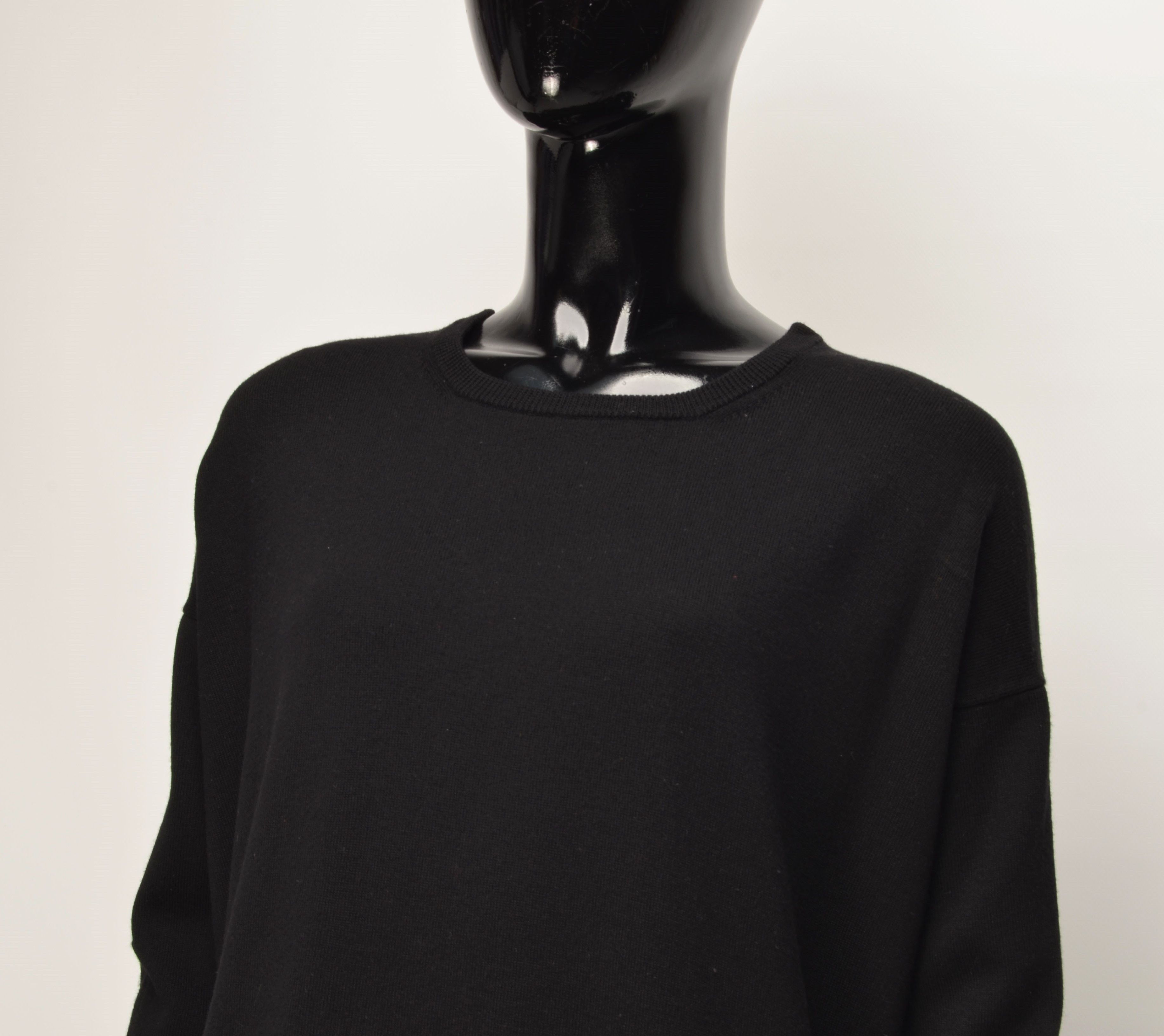 Japanese Brand × Vintage Serien Umerica Avant Garde Wool Black Oversized Dress Size M / US 6-8 / IT 42-44 - 2 Thumbnail