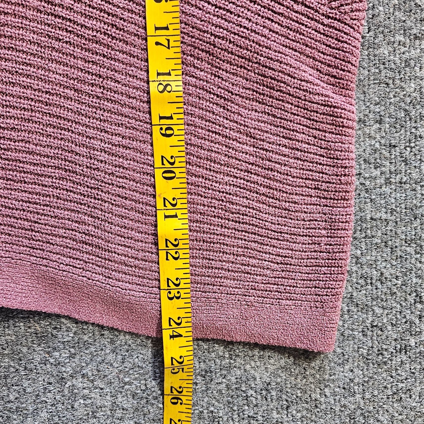 J. Jill J Jill Sweater Women Medium Petite Pink Boxy Ribbed Round Neck Casual Career Size M / US 6-8 / IT 42-44 - 6 Thumbnail