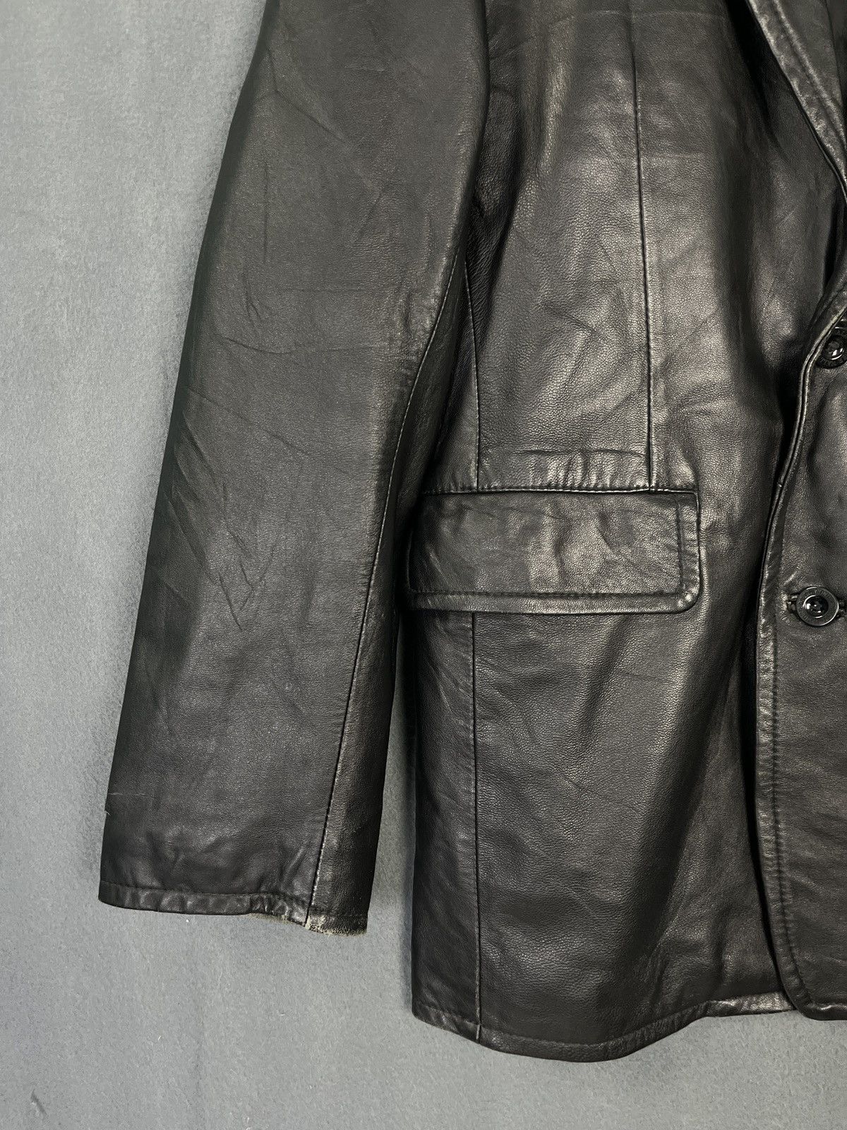Genuine Leather Wonder Wall Leather Jacket Sheepskin Blazer Size US L / EU 52-54 / 3 - 4 Thumbnail