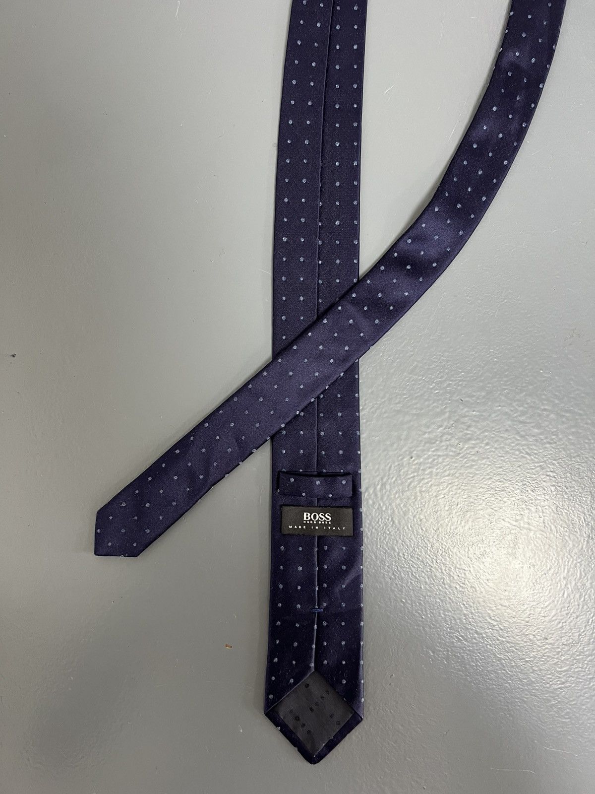 Hugo Boss Hugo Boss 100% Silk Necktie Luxury Designer Striped Italy Size ONE SIZE - 6 Thumbnail