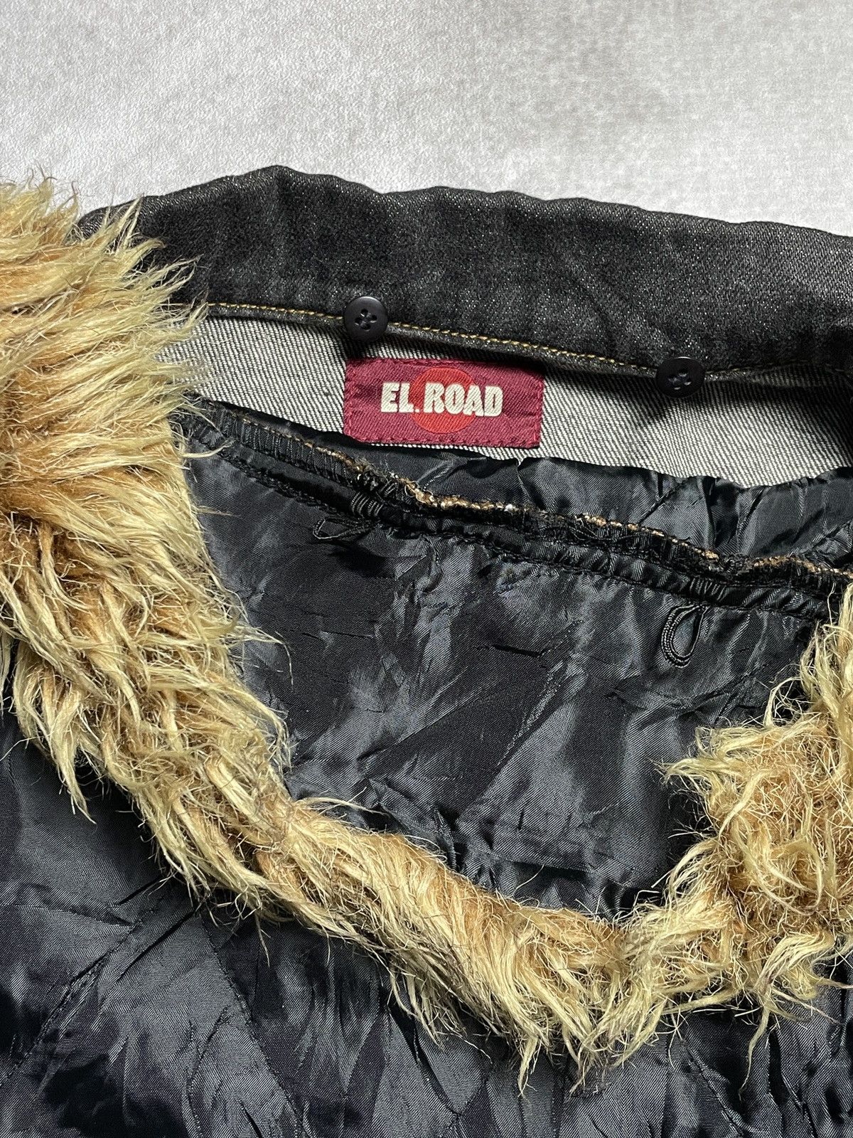 Japanese Brand 2000’s El.Road - Vkei Style Trim Fur Jacket Size US M / EU 48-50 / 2 - 8 Thumbnail