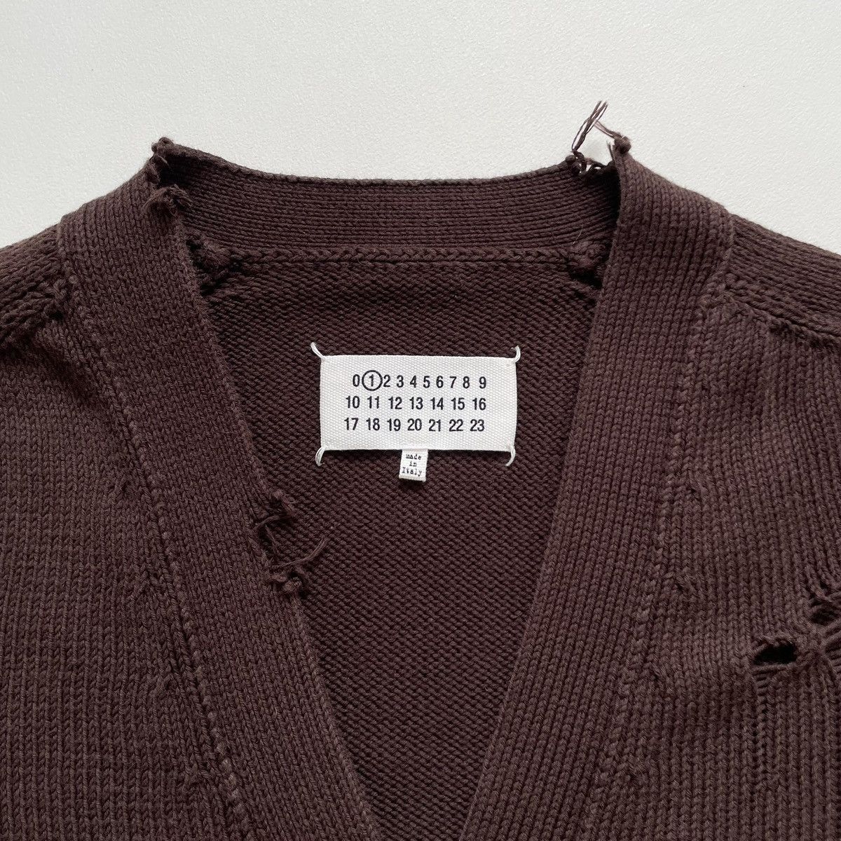 Maison Margiela S/S 22 Destroyed Knit Cotton Cardigan Size S / US 4 / IT 40 - 3 Thumbnail