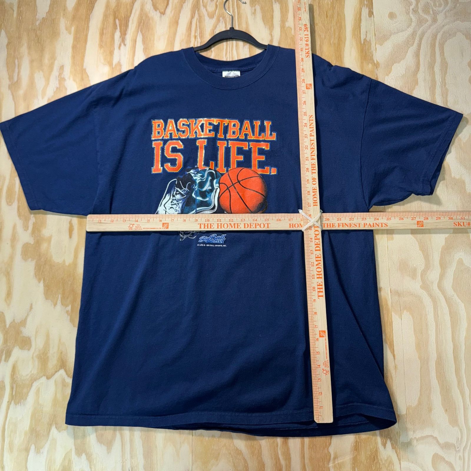 Vintage Vintage Y2K basketball is life sneakers hoop 90s 00s t-shirt Size US XXL / EU 58 / 5 - 4 Thumbnail