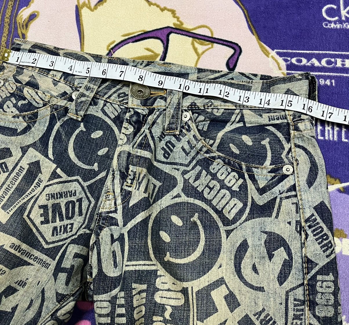 Japanese Brand 💸BindingOffer💸 CO&LU Rare Design Denim Pant Size US 32 / EU 48 - 13 Thumbnail