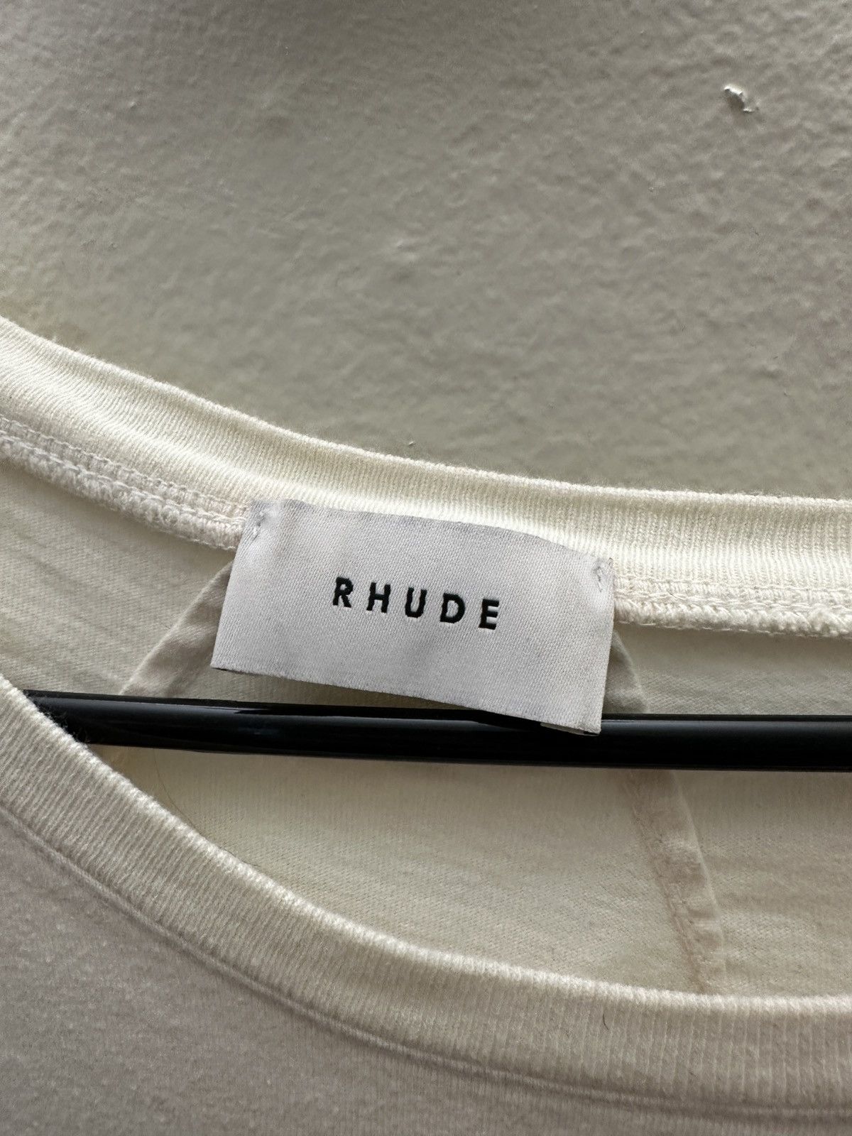 Rhude Rhude cream oversized tee - red rhude logo Size US XL / EU 56 / 4 - 2 Thumbnail