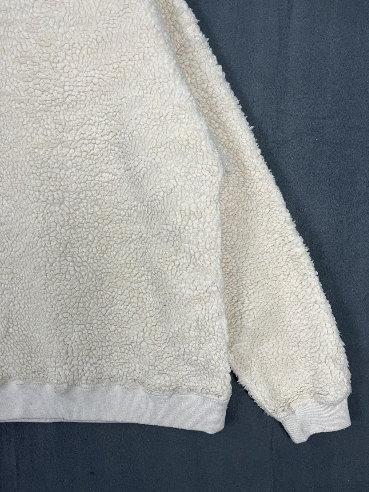Beams Plus × Japanese Brand × Vintage Vintage Beams Heart Deep Pile Sherpa Sweatshirt Size US L / EU 52-54 / 3 - 6 Thumbnail