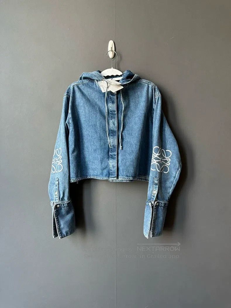 Loewe Loewe Hooded Denim Jacket Size XS / US 0-2 / IT 36-38 - 1 Thumbnail