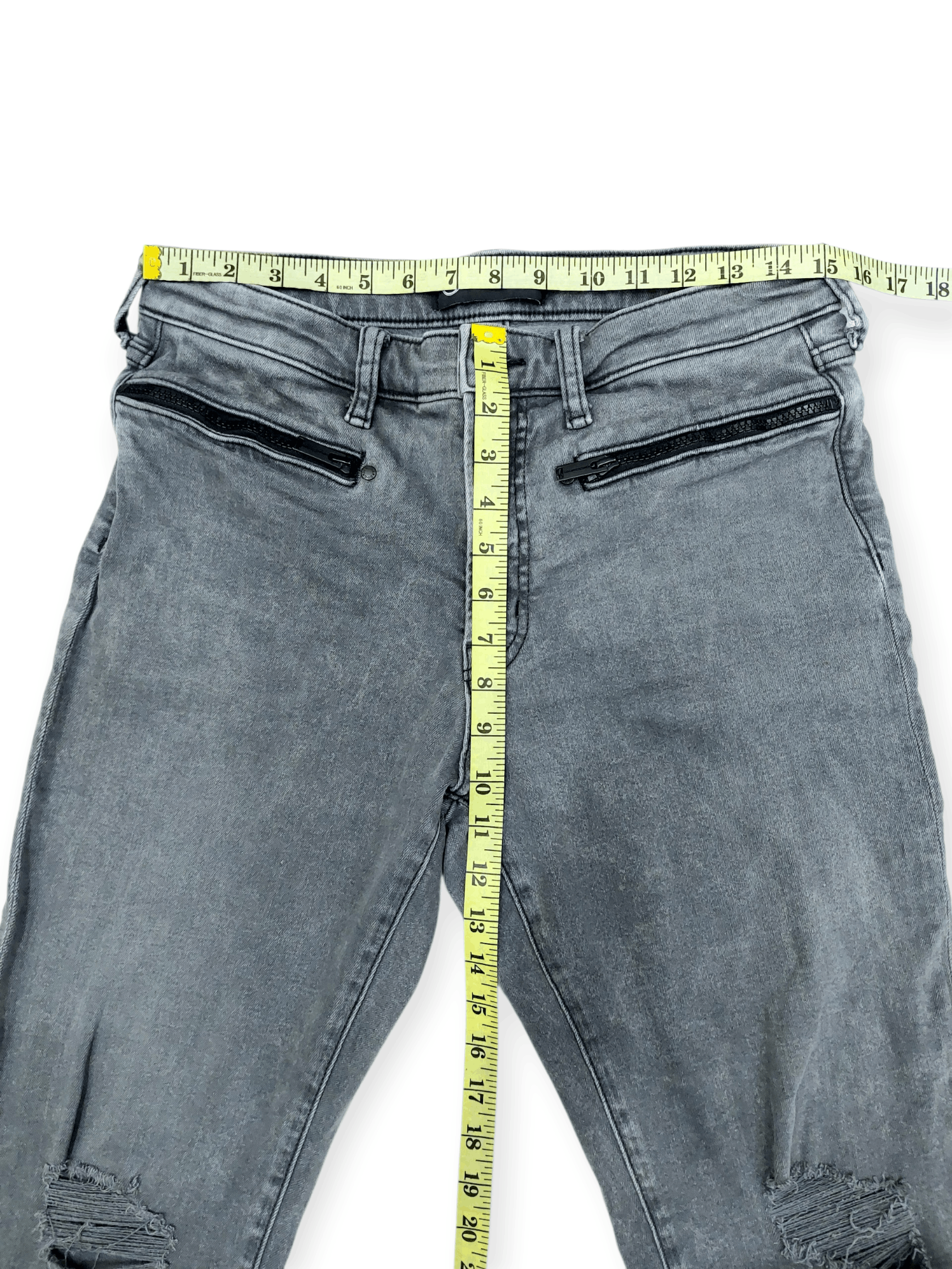 Undercover GU x Undercover Kosmik Noise Smoke Phantom Zip-Pocket Denim Size US 30 / EU 46 - 15 Thumbnail